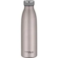 THERMOcafé Isolierflasche TC BOTTLE, aus doppelwandigem Edelstahl, spülmaschinenfest, gummierter Drehverschluss, absolut dicht bei Kohlensäure