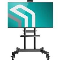 ONKRON TV-Ständer ONKRON 50"-90", 90 kg max, VESA 800x600, TS1891-B, (bis 90,00 Zoll, TV Ständer auf Rollen, TV Ständer auf Rollen, Neigungswinkel von - 5 ° ~ + 5 °, VESA 200x200-800x600)
