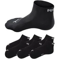 PUMA Kurzsocken PUMA UNISEX QUARTER PLAIN 6P ECOM (6-Paar, 6 Paar) mit Rippbündchen