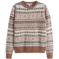 LAURA ASHLEY Norwegerpullover Laura Ashley Rundhalspullover mit Fairisle-Muster (1-tlg)