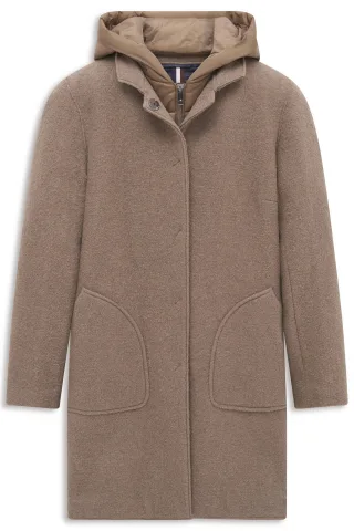bugatti - Damenmäntel Wolle taupe - Gr. - 38