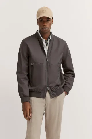 Bugatti Herren Blouson mit Collegekragen