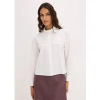 bonprix Langarmbluse locker geschnittene Hemdbluse, in Hüftlänge, Loose Fit, mit Langarm