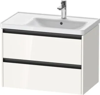 Duravit Ketho.2 Waschtischunterbau wandhängend Weiß Hochglanz 784x455x549 mm - K25286022220000 K25286022220000