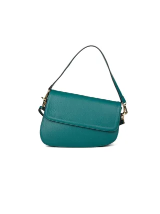 Giulia Monti Schultertasche Meeresgrün