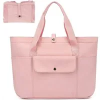 TAN.TOMI Umhängetasche Damen Multi-Taschen Große Tote Bag Shopper Schultertasche, Faltbarer Stauraum Mit Reißverschluss für Reisen Arbeit Fitness