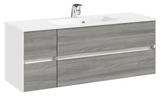 Pelipal Serie 6010 Waschtischunterschrank 6010-WTUSL07, B:1320, H:512, T:493mm 6010-WTUSL07