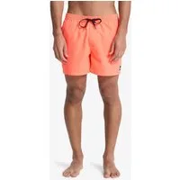 Quiksilver Badeshorts EVERYDAY VOLLEY 15 unifarbene Optik, mit kontrastfarbenen Details, Straight-Leg-Passform