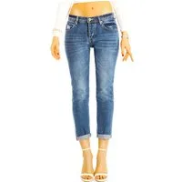 be styled 7/8-Jeans 7/8 destroyed Slim Fit Ankle Jeans Hose - Damen - j7L mit Stretch-Anteil