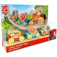 Toynamics Europe Spielzeugeisenbahn-Set Holzeisenbahn Zug Dschungel
