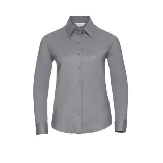 Russell Collection - "Classic" Hemd für Damen Langärmlig ()