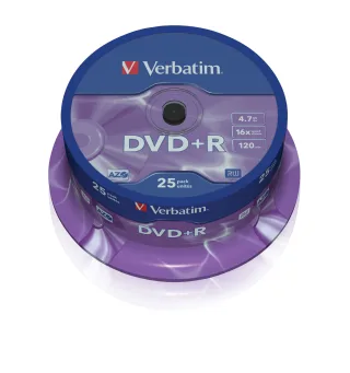 Verbatim DataLifePlus | 43500 | 25 x DVD+R - 4.7 GB 16x