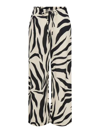 ONLY - ONLSAKURA LOOSE PULL UP PANTS WVN Black - Gr. - S