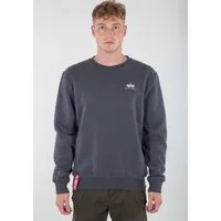 Alpha Industries Sweatshirt Basic Sweater small Logo Baumwollmischung, regular fit