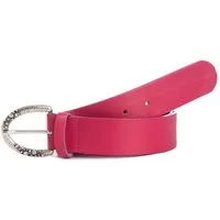Cassandra Accessoires Ledergürtel "Bright Fuchsia" mit glitzernder Schließe MADE IN GERMANY