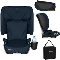 lionelo Autokindersitz ORIN I-SIZE, ab: ab ca. 3,5 Jahren, bis: bis ca. 12 Jahren, ab: 100 cm, bis: 150 cm, (Kindersitz mit Transporttasche und Becherhalter), i-Size/kompakt/14fach/4fach/ultraleicht