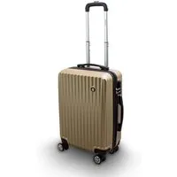 Barut Handgepäck-Trolley Barut Reisekoffer M Modell General Champagner, 4 Rollen