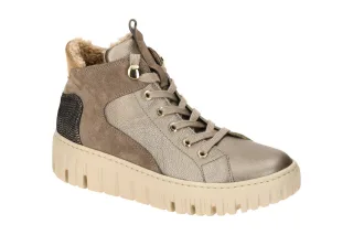 Waldl?ufer 941804 Damen Winterstiefeletten Grau Bronce Weit-H - 100% Polyeste...