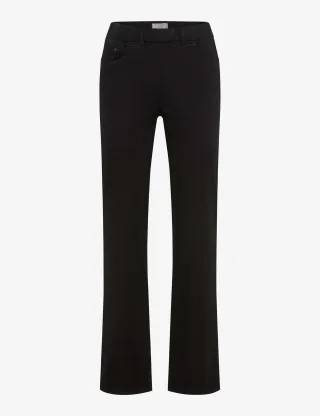 Raphaela by Brax Damen Schlupfhose Style LAVINA STRAIGHT BLACK, schwarz, Gr. 48K