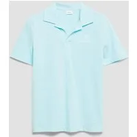 s.Oliver Kurzarmshirt Polo-Shirt Strukturiertes Polo-Shirt mit Stickerei