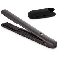 Medion® Glätteisen, Kabelloses Glätteisen MD19865, 5 regelbare Hitzestufen,165°-210°, breite Keramik-Turmalin Heizplatten