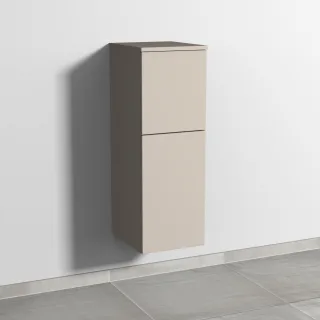 Sanipa 3way Mittelschrank mit 1 Tür und 1 Auszug, Kaschmir-Matt, SP1251U SP1251U