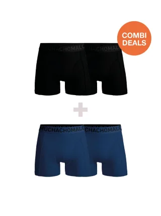 Muchachomalo - 2er-Pack + 2er-Pack Boxershorts Herren - Kombi-Angebot