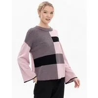 Passioni Strickpullover mit Colourblocking