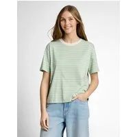 TOM TAILOR Denim T-Shirt mit Streifen Muster