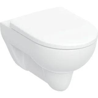 Geberit Renova Set Wand-WC Tiefspüler mit WC-Sitz, weiss, 500802001 500802001
