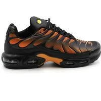 Sonderpostendiscount Herrensneaker H075-7 Black/Orange mit Luftpolster Sneaker