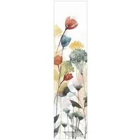 Bilderdepot24 Schiebegardine Flächenvorhang blickdicht Wildblumen im Sommer II (1 St), halbtransparent, Wohnzimmer große Flächengardine lichtdurchlässig für Klemm-System