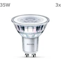 Philips Hue LED-Leuchtmittel LED classic Lampe 35W GU10 warmweiß 255lm 3er Pack, GU10