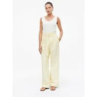 s.Oliver Chinos Hose Wide-Leg-Hose aus Leinenmix mit Gürtel