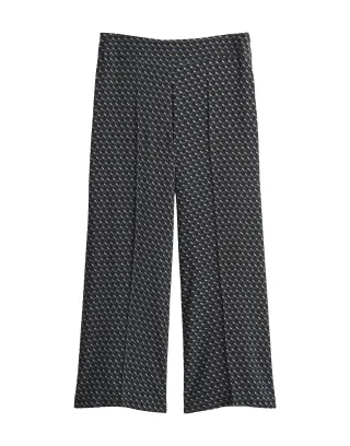 Opus - Culotte - Misha london blau/braun - Gr. - 42