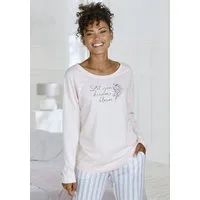 Vivance Dreams by Lascana Pyjamaoberteil mit Frontdruck