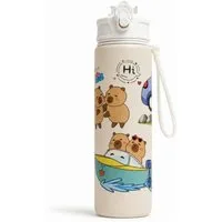 WS-Trend Trinkflasche Capibara Capybara Sportflasche Wasserflasche Trinkflasche Flasche, 800 ml