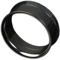 viva-adorno Plug 1 Stück Edelstahl Tube Tunnel mit Innengewinde Schraubverschluss, Double Flared Ohr Piercing Größe 4-30mm