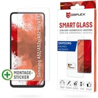 Displex Displayschutzglas Smart Glass - Samsung A52/A52(s) 5G/A53 5G, Displayschutzfolie Displayschutz kratzer-resistent 9H unzerbrechlich
