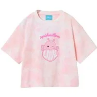 vertbaudet Kurzarmshirt Mädchen T-Shirt LOVE Maribel Squishmallows