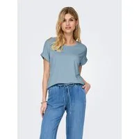 ONLY T-Shirt ONLMOSTER – Kurzarmshirt mit Aufschlag und klassischem Look Viskosemischung, regular fit