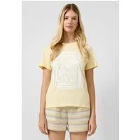 QS Kurzarmshirt T-Shirt Baumwollshirt mit Frontprint