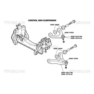 Triscan Querlenker vorne links Iveco Daily 3 4 5 2,8 850015576