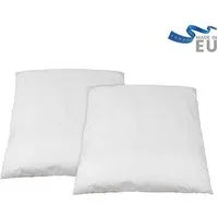 Beco Microfaserkissen MF 50 glatt, Füllung: Klimafaser, Bezug: Microfaser, Spar-Set, 2-tlg Kissen-Set, Kissen Set in 4 Größen