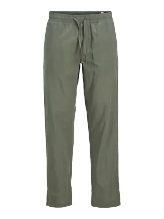 JACK&JONES - JPSTKANE SUMMER LINEN BLEND JOGGER SN Agave Green - Gr. - M