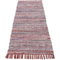 carpetfine Teppich Kelim Chindi, Wendeteppich, rechteckig, Höhe: 6 mm, handgewebt, Fleckerlteppich mit Fransen, auch vielen in Läufergrößen
