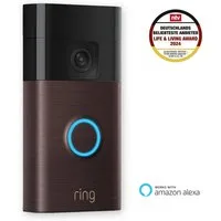 Ring Smart Home Türklingel Sicherheitskamera Battery Video Doorbell (Innenbereich, Außenbereich, WLAN, Selbstinstallation in 5 Minuten, Privatsphäre-Einstellungen)