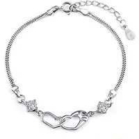The Beauty House Armband Damen Doppelarmband mit Herzen