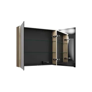 Burgbad Spiegelschrank Eqio 800x900x170 Eiche Dekor Cashmere, SPGS090F3180 SPGS090F3180