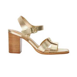 Dune London - "Jessia" Sandalen für Damen, Leder (Gold)